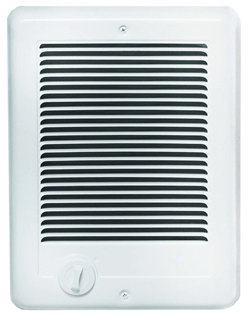 Cadet Com-Pak Electric Wall Heater Complete Unit With Thermostat (Model: CSC202TW, Part: 67507), 6825/5120 BTU, 240/208 Volt, 2000/1500 Watt, White