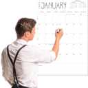 Guasslee Extra Large Wall Calendar 2026-2027,30"x20" Vertical Calendar 2026,18-Month Desk/Wall Planner from Jan. 2026 - Jun.2027,Monthly Hanging Planner Spiral Bound For School Home Office Organizing