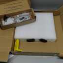 4pcs Wall Shelf Brackets Heavy Duty Floating Shelf Bracket Hidden,Invisible Black Shelving Brackets Decorative Floating Shelf Hardware Heavy Duty,Metal Shelf Support Bracket(8"-4pcs)