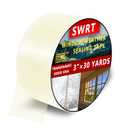 2 x SWRT 3x30yd/90ft Transparent Door and Window Weather Stripping Tape, Window Insulation for Winter, Preventing Cold Air Loss in Summer Window Seal Kit