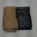 Plus Size Tights for Women, Pair of 2 80D Semi Opaque Tights women, Solid Color Soft High Waist Stockings Size Up to 6XL. (5X-Large-6X-Large, Black/Skin)