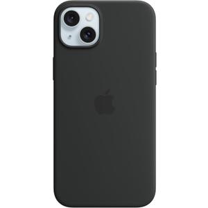 Apple iPhone 15 Plus Silicone Case with MagSafe - Black