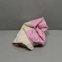 CNaiyunpin 3 Pack Canvas Reusable Grocery Bags Heavy Duty, 8.3 gal Foldable Large Tote Bag with Handles, Holds 60 lbs Canvas Shopping Bags & Washable Eco-friendly Bags with 5 Pockets, Pink+Off white