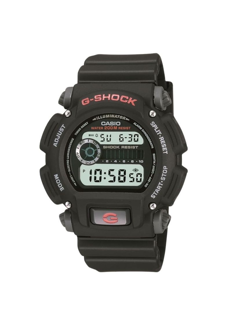 Casio DW9052 Series | Men’s Digital Watch | G-Shock | 1/100 SEC Stop Watch | Countdown Timer | LED Light | 200M WR | Shock Resistant | Multi Alarm | Auto Calendar | Dual Time | 2 Yr Batt