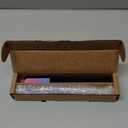 Glass Nail File Manicure Set - Mont Bleu Best Set of 3 Glass Nail Files in Pouch - Rainbow Colors - Genuine Czech Tempered Glass - Handmade in EU - Premium Nail Filer Kit for Natural Nails (Bubblegum)