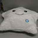 KAHEAUM LED Night Light Up Star Pillow for Kids Pillows Stuffed Animals for Girls Boys Children Teens Adults Plushie Birthday Christmas Holiday Valentines Doll Gifts,Glow in The Dark Toys Plush White