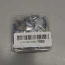 FINGERINSPIRE 94 Pcs Horse Eye Glass Rhinestones 6 Sizes Colorful Pointed Back Rhinestone Marquise Shaped Faceted Gem Stone Crystal Jewelry Embelishment with Plated Back for Craft Decor Jewelry Making