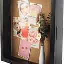 16x20 Extra Large Shadow Box, Super Deep Shadow Box Display Case with Magnetic Doorfor Displaying Photo Souvenir CollectionBlack