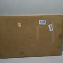 20" x 30" Bulletin Board, Round-Edged Rectangle Cork BoardWooden Frame with Boho Style Rattan Wall Organizer,5075Teng