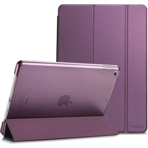 ProCase for iPad 9th/ 8th/ 7th Generation Case 10.2 Inch (2021/2020/2019 Release), 10.2 iPad Case 9th/ 8th/ 7th Gen Cover, Slim Smart Cover with Translucent Hard Shell Back,Purple