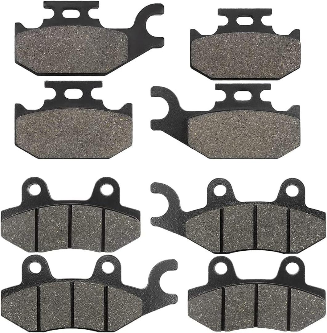 LOCOPOW Front & Rear Brake Pads for 2013 2014 2015 2016 2017 2018 Can am Maverick 1000 1000r STD DPS XC XXC XRS-DPS Non Max