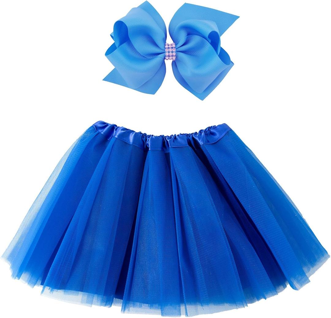 Jastore Girls Layered Stars Sequins Tutu Skirt Princess Ballet Dance Dress for 2-8 Years (One Size, X-satin Royal Blue) Jastore Girls Layered Stars Sequins Tutu Skirt Princess Ballet Dance Dress for 2-8 Years (One Size, X-satin Royal Blue)