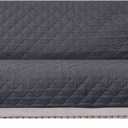 CHHKON Dark Grey Sofa Cover for Dog with Side Pockets 100% Waterproof Quilted Furniture Protector Sofa Slipcovers for Furniture Sofa, Pets for Leather Couch (Dark Grey, 68'')