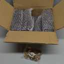 TURSTIN Set of 8 Furniture Legs 6 Inch Square Solid Wood Couch Legs Replacement Sofa Legs Mid Century Furniture Feet for Armchair Bed Dresser Cabinet Include Installation Hardware, Brown