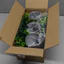 Dahey Centerpiece Table Decorations Coffee Table Decor Wood Tray 3 Galvanized Pots with Artificial Eucalyptus Plants Farmhouse Decor Table Centerpieces for Dinning Living Room Bath Kitchen, Brown