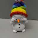 Christmas Decorations Indoor - Christmas Decoration Figures Snowman Set of 4 Rainbow 