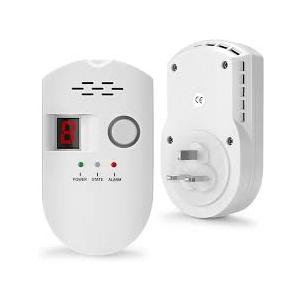 Natural Gas Detector, Plug-in Propane Natural Gas Leak Detector for Home Kitchen RV, Combustible & Explosive Gas Alarm for LPG, LNG, Methane