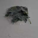 Artificial Green Eucalyptus Wreath,15 inches Greenery Wreath with Clusters of White Flowers Mini Spring/Summer Wreaths for Front Door Wall Window Decor