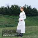 Bistro Waist Apron with Dual Pockets  Adjustable Long Chef Apron for Kitchen, Restaurant & Caf (Pecan)