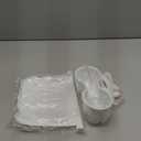 3PCS Center Console Accessories for Tesla Model Y 2021-2024 and Model 3 2021-2023 Cup Holder Insert, Screen Edge Protector Frame, Silicone Wireless Charger Mat, White