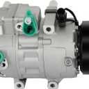 ECCPP AC Compressor Fit for Hyundai Elantra 2.0L 2007-2012 AC Compressor with Clutch