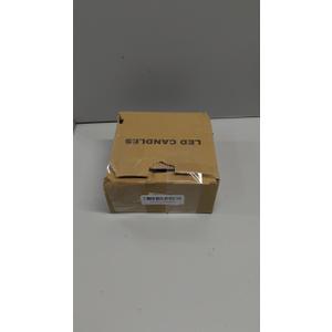 Eldnacele Waterproof Flameless Flickering Candles with 6 Hours Timer, Indoor Outdoor White LED Plastic Battery Operated Pillar Candles Pack of 2 for Wedding Festival White, D3x H 6