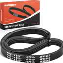 A-Premium Air Conditioning Stretch Fit Drive Belt for Chevy, GMC & Cadillac Cars - Silverado 1500 LD 2019, Sierra 1500 2014-2023, Sierra 2500 HD 2020-2023, Tahoe, Suburban, Yukon, Escalade ESV
