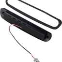 Third 3rd Brake Light LED for 1999-2016 Ford F250 F350 F450 F550 Super Duty, 1993-2011 Ford Ranger High Mount Rear Cab Brake Lights Assembly, 99-16 F-250-F-550 Cargo Stop Light (Chrome)