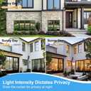 One Way Window Film Privacy,Static Cling Window Tint23.6" x 78.7"Silver