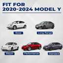 Spoiler Fit for Tesla Model Y Juniper 2025-2026 Spoiler | Carbon Fiber OEM-Style Rear Wing | Easy Drill-Free Installation | Standard & Performance Models
