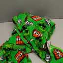 Minecraft Boys Fleece One-Piece Pajamas, Hooded Loungewear - Gift For Gamers (Green/ Multi, 13-14 Years)