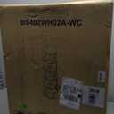 MXV Rotating Bookshelf, 360 Display 4 Tier, Small Bookshelf for Small Space, Floor Standing Bookcase Storage Rack, Wood Narrow Book Shelf Organizer for Bedroom, Living Room, Wood (White 1)