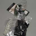 cridoz Flapper Accessories for Women, Flapper Accessories 1920s Gatsby Accessories Roaring 20s Accessories for Women Includes Flapper Gloves Headbands Necklace, Dark Green