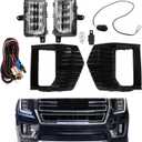 LABLT Pair of Fog Lights Assembly Replacement for Yukon/Yukon XL 2021-2023 Driver Left and Passenger Right Side Fog Lamps Replacement for GM1038263 GM1039263