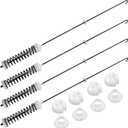 Updated W10780045 Washer Suspension Rods Kit (4 Pack) by Techecook - Replacement for Whirlpool Kenmore Maytag Amana suspension rod W10537442 W10780053 WTW4616FW0 NTW4516FW0 NTW4516FW1 WTW4800BQ1