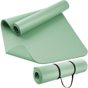 KEEP Extra Thick NBR Yoga Mat for Women & Men, 15mm Thick, 72x32 Large Exercise Mat with Non-Slip Workout Mat for Yoga, Pilates, Stretching, Meditation Wide & Cushioned Fitness Mat