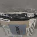 Leather Flapover Crossbody Handbag Purse for Women with Adjustable Strap & Overflap Snap Closure Tote/Bag (Black Ndm)