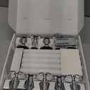 Verdenu 10 Pack Christmas Window Candles with Timer Remote, Battery Operated Electric LED Candles with Holder/Suction Cups for Christmas Decorations, Silver