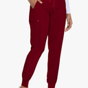 COZYFIT Womens Scrub Pants - Soft Stretch Yoga Style with 5 Pockets, Slim Fit Jogger Scrubs Pants for Women Tall, M