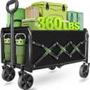 Wagons Carts Foldable - Collapsible Wagon Cart with Wheels  Folding Foldable Wagon Small Portable Lightweight for Sports, Camping, Storage, Travel, Shopping