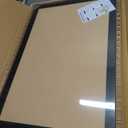 DOLLAR BOSS Cork Board for Office 36 X 24 Inches Cork Boards for Walls Bulletin Board, Decorative Hanging Pin Board Rustic Wooden Frame Vision Board Cork Notice Board for Office Home Decor, Black