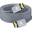 LEADSTAR HDMI Cable 4K 100 ft Fiber Optic, 4K 60Hz 18Gbps High Speed HDMI 2.0 Cord Braided | Ultra HD, HDR10, 1080p, eARC, 3D, HDCP 2.2 | for Xbox, PS5, TV, Laptop, Monitor