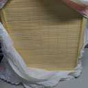 3 Panel Short Panel Divider Screen,3.95 FT Tall Bamboo Room Divider Folding Privacy Screen,Short Panel Divider Freestanding Room Divider for Room Seperation,Beige