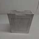 TOPZEA Wood Trash Can, Farmhouse Wastebasket with Handle Rustic Wooden Waste Basket Rectangular Small Decorative Garbage Container Trash Bin for Bathroom, Kitchen, Bedroom, Office, Living Room Decor