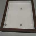 8x10 Shadow Box - Walnut Color Wooden Deep Picture Frame with Shatter-Resistant Panel for Wall Decor | 3D Display Case for Military Medals,Flowers,Photos and Crafts | Easy to Open & Ready to Hang Gift