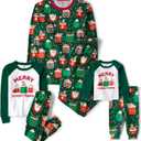 The Children's Place unisex-baby Family Matching, Christmas and Holiday Pajama Sets, Cotton (XLarge (ADULT))