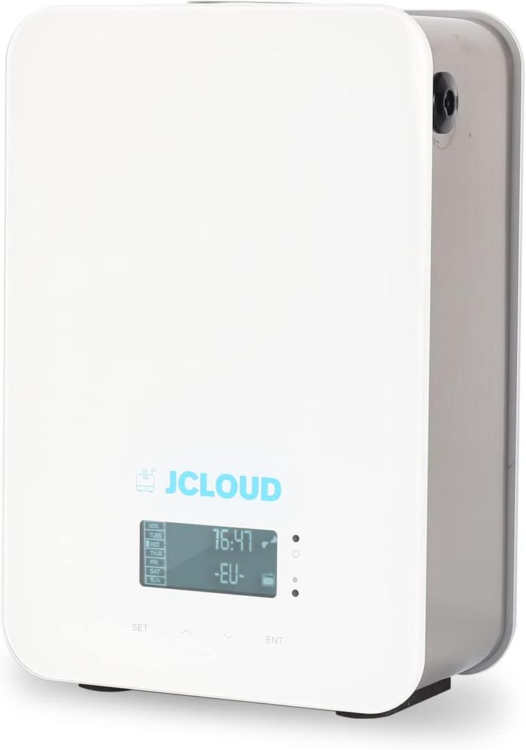 JCLOUD Upgrade Smart Scent Air Machine for Home, Hotel Scent Diffuser with Cold Air Technology, HVAC Scent Diffuser Cover Up to 2000 Sq. Ft | Waterless Aromatherapy Diffuser for Large Room, White (White New Version)