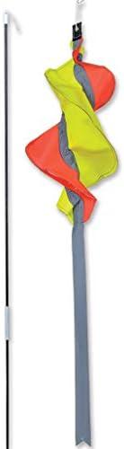 Premier Kites SoundWinds Reflective Turi Spinning Recumbent Bike Windsock