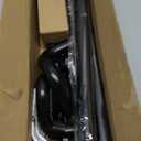 Wrap Around Curtain Rod Black, Adjustable Blackout Curtain Rods for Windows 48 to 84 Inch, 1" Heavy Duty Room Darkening Drapery Rod, Easy Install and Removal