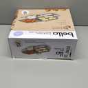 Bella 10"x 20" Ceramic Fold-n-Store Dual Temp Griddle, Fits-anywhere Kitchenware, EverGood Ceramic Nonstick Coating, 2 Temperature Zones up to 400F, Dishwasher Safe Drip Tray, 1500 Watt, Oatmilk